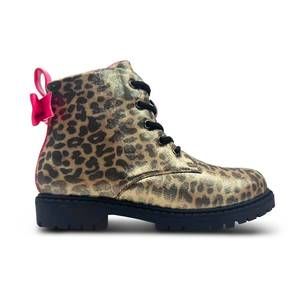 NEW YOSI SAMRA kids miss charlotte boot in leopard